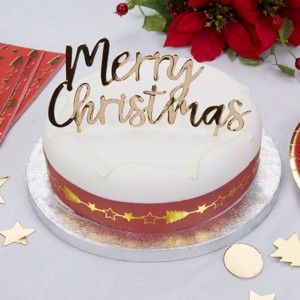 Napis ozdobny na tort Neviti Dazzling Christmas