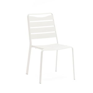 Zestaw 4 białych krzeseł ogrodowych z aluminium Ezeis Spring