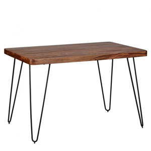 Stół z litego drewna sheesham Skyport BAGLI, 120x80 cm