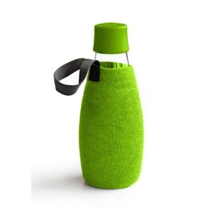Zielony pokrowiec na szklaną butelkę ReTap z dożywotnią gwarancją, 500 ml