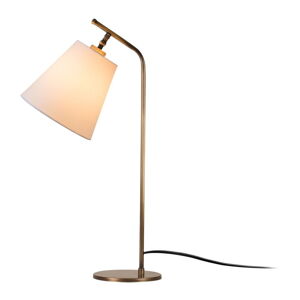 Biała/w kolorze brązu lampa stołowa (wysokość 67 cm) Salihini – Opviq lights