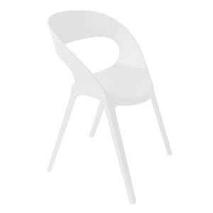 Zestaw 2 białych krzeseł ogrodowych Resol Carla