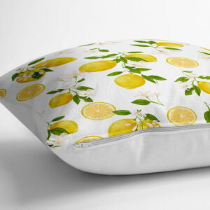 Poszewka na poduszkę z domieszką bawełny Minimalist Cushion Covers Lemons, 70x70 cm