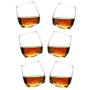 Zestaw 6 bujających się szklanek do whisky Sagaform