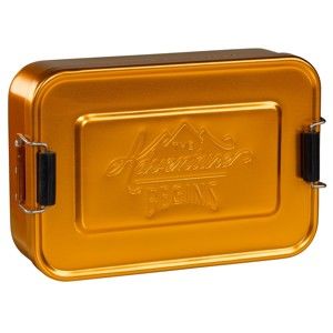 Śniadaniówka w kolorze złota Gentlemen's Hardware Gold Tin, 120x101x30 mm
