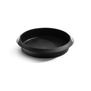 Czarna silikonowa forma do pieczenia Lékué, ⌀ 20 cm