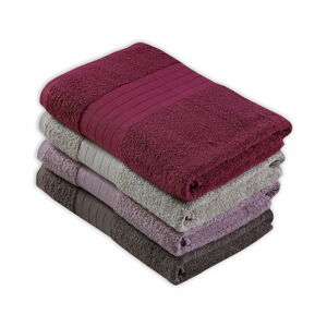 Zestaw 4 bawełnianych ręczników Bonami Selection Siena, 50x100 cm