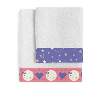 Zestaw 2 ręczników Happynois Moon Dream