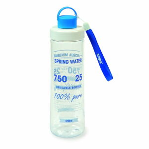 Biało-niebieska butelka na wodę Snips, 0,75 l