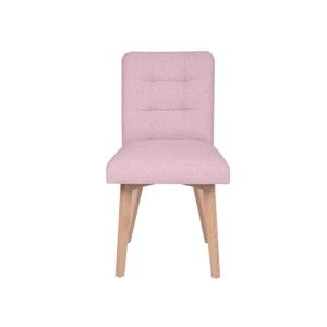 Różowe krzesło Micadoni Home Lucio