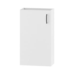 Biała niska wisząca szafka pod umywalkę 40x70 cm Oia – STOLKAR