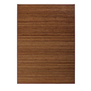 Musztardowy/brązowy bambusowy dywan 180x250 cm – Casa Selección