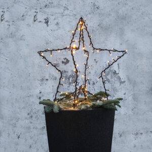 Czarna dekoracja świąteczna Foldy - Star Trading