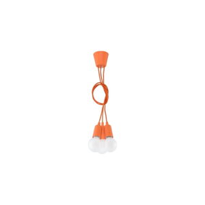 Pomarańczowa lampa wisząca ø 15 cm Rene – Nice Lamps