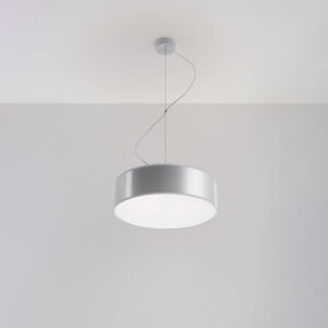 Szara lampa wisząca ø 35 cm Atis – Nice Lamps