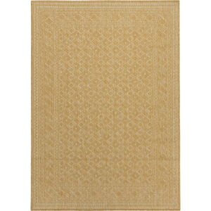Żółty dywan odpowiedni na zewnątrz 170x120 cm Terrazzo – Floorita