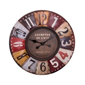 Zegar wiszący Antic Line Pendule Multicolore, ⌀ 70 cm