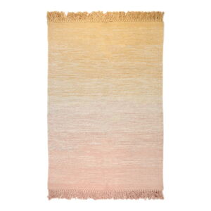 Pomarańczowy/różowy dywan odpowiedni do prania 100x150 cm Kirthy – Nattiot
