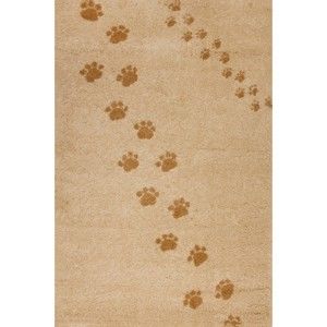 Beżowy dywan Art For Kids Footprints, 100x150 cm
