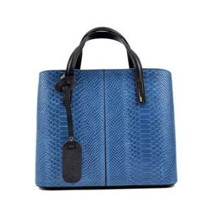 Niebieska skórzana torebka Roberta M Muriella