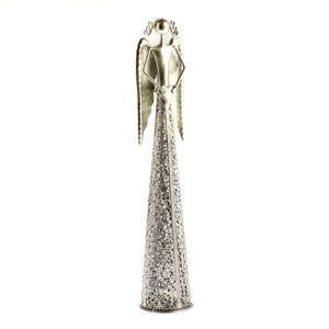 Metalowy aniołek dekoracyjny Dakls Angel, wys. 59 cm