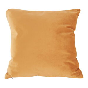 Pomarańczowa aksamitna poduszka PT LIVING Tender, 40x40 cm