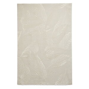 Kremowy dywan z włókien z recyklingu odpowiedni do prania 120x170 cm Flores – Think Rugs