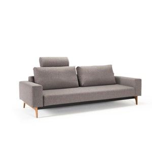 Szarobeżowarozkładana sofa Innovation Idun Mixed Dance Grey