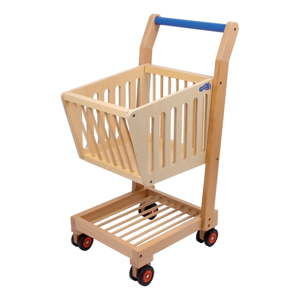 Drewniany wózek sklepowy dla dzieci Legler Nature
