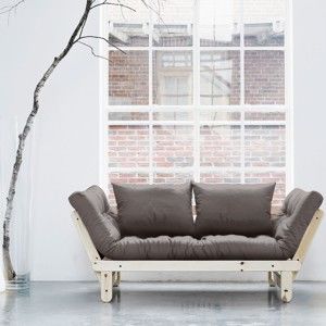 Sofa rozkładana Karup Beat Natural/Gris