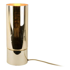 Lampa stołowa w złotym kolorze z lustrzanym połyskiem Leitmotiv Lax