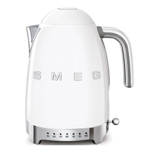 Biały czajnik elektryczny ze stali nierdzewnej 1,7 l Retro Style – SMEG