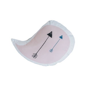 Różowo-biała poduszka VIGVAM Design Cute Bubble