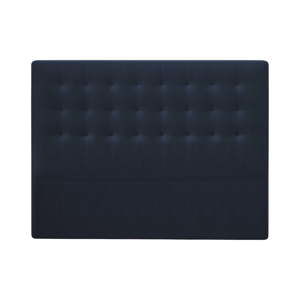 Ciemnoniebieski zagłówek z aksamitnym obiciem Windsor & Co Sofas Athena, 160x120 cm
