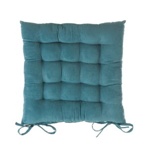 Niebieska poduszka na krzesło Casa Selección, 40x40 cm