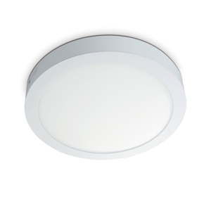 Biała lampa sufitowa LED Kobi Sigaro, ⌀ 30 cm