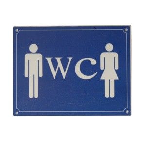 Tablica Antic Line WC