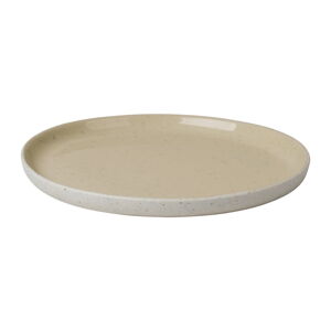 Beżowy ceramiczny talerzyk deserowy Blomus Sablo, ø 14 cm