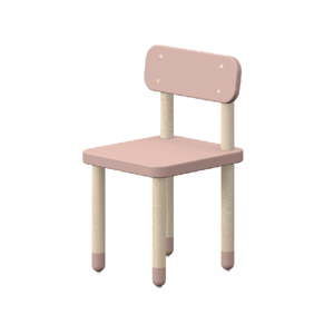 Różowe krzesełko dziecięce Flexa Play
