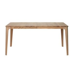 Stół rozkładany z drewna białego dębu Unique Furniture Amalfi, 160 x 90 cm