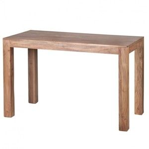 Stół z litego drewna akacji Skyport Alison, 120x60 cm
