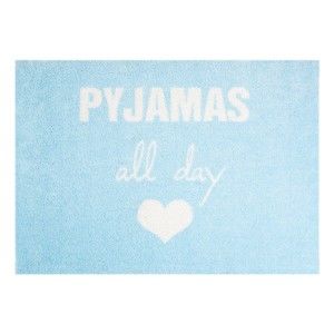 Niebieska wycieraczka Hans Home StateMat Pyjamas All Day, 50x75 cm