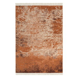 Pomarańczowy dywan z domieszką bawełny z recyklingu Nouristan, 160x230 cm