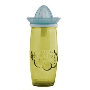 Żółta szklanka ze szkła z recyklingu z wyciskarką cytrusów Ego Dekor Juice, 0,55 l