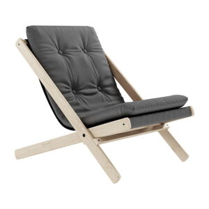 Ciemnoszare krzesło ogrodowe Boogie – Karup Design