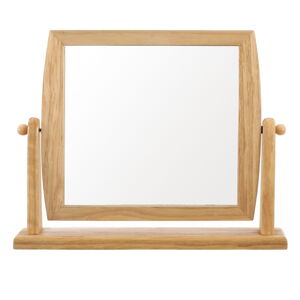 Lustro w drewnianej ramie Table Mirror, 9 cm