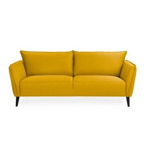 Żółta sofa Scandic Retro, 206 cm
