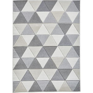 Szarobeżowy dywan Think Rugs Matrix, 160x220 cm