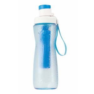 Niebieska butelka na wodę z wkładem chłodzącym Snips Cooling, 750 ml