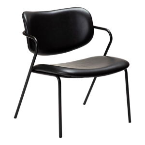Czarny fotel z imitacji skóry Zed – DAN-FORM Denmark